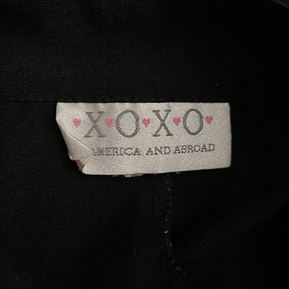 Vintage Y2K XOXO Black High Rise Wide Leg  pants 3 S - Picture 2 of 3